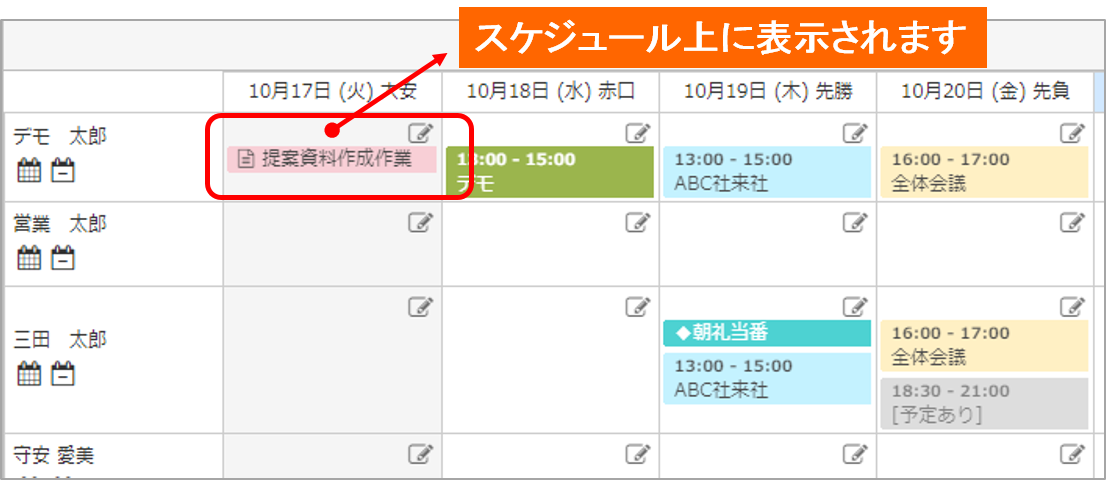 Todo管理を活用する スケジュール連携 コピー機能で簡単登録 Wawaofficeサポートサイト